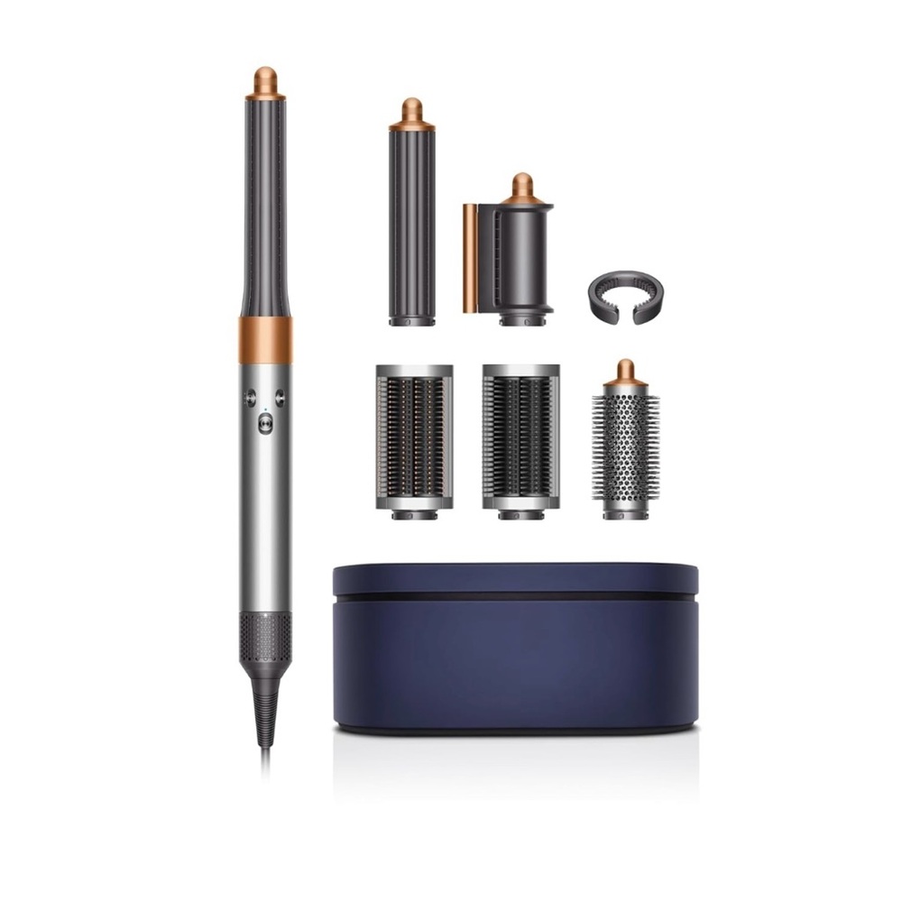 Dyson Hair Styler Set - Silver, Gold, and Blue